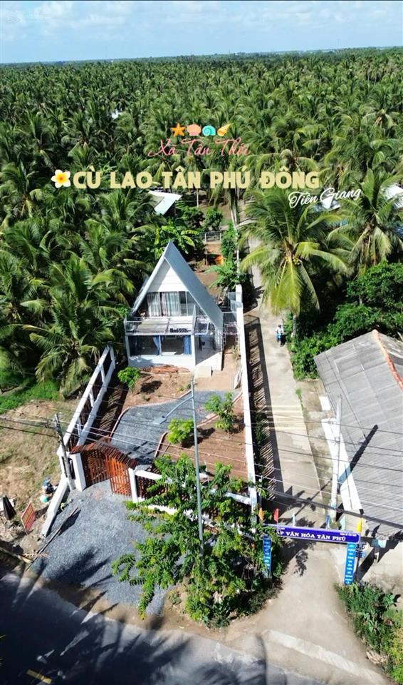Nhà sân vườn góc 2 mt đối diện chợ 1,6 tỷ 498m² thổ cư 322m²