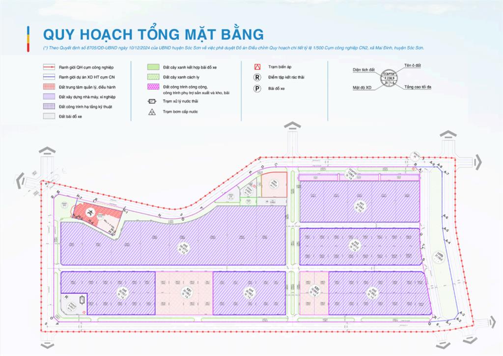 Cụm công nghiệp cn2 sóc sơn, hà nội | hạ tầng đồng bộ, liền kề cao tốc, sát cánh sân bay
