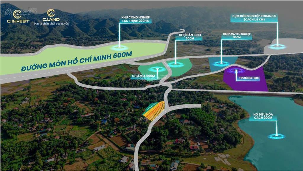 Chính chủ bán nhanh lô đất view hồ 30ha, đối diện cụm công nghiệp và khu công nghiệp