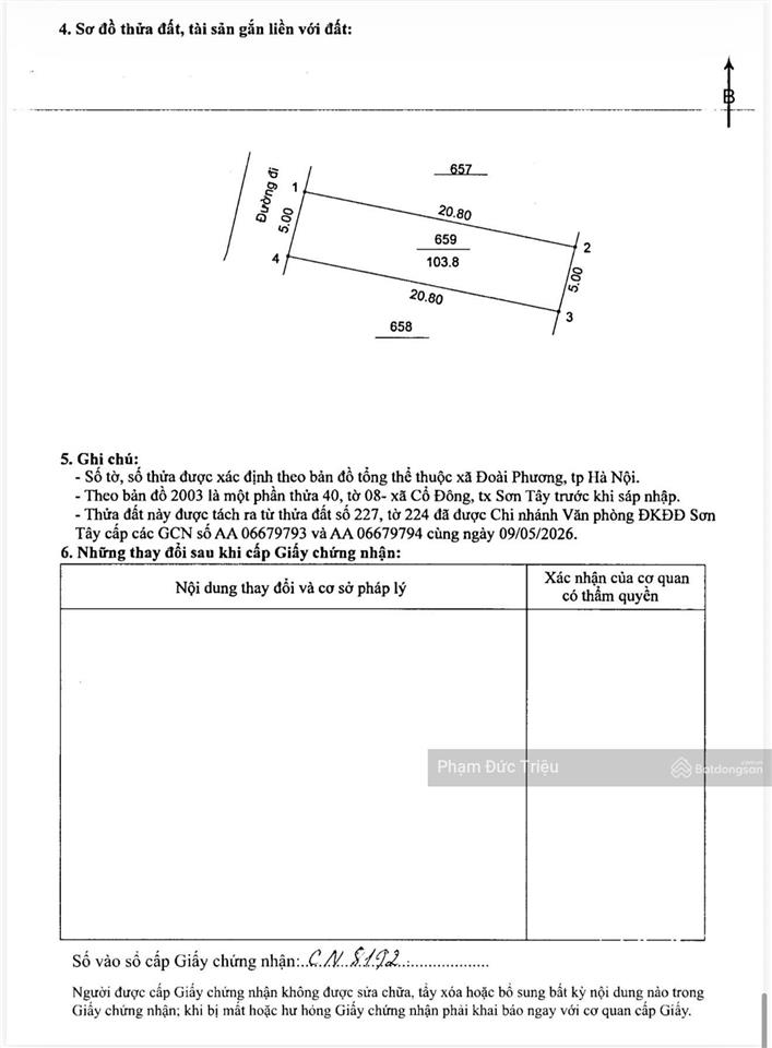 Bán đất đồng trạng ngay trục chính siêu đẹp