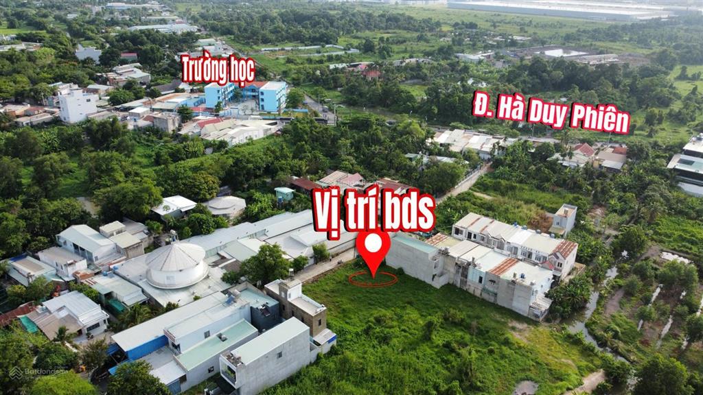 Lô đất 1 sẹc ngắn đường hà duy phiên xã bình mỹ hạ bán gấp giá chỉ 2,2 tỷ bớt lộc