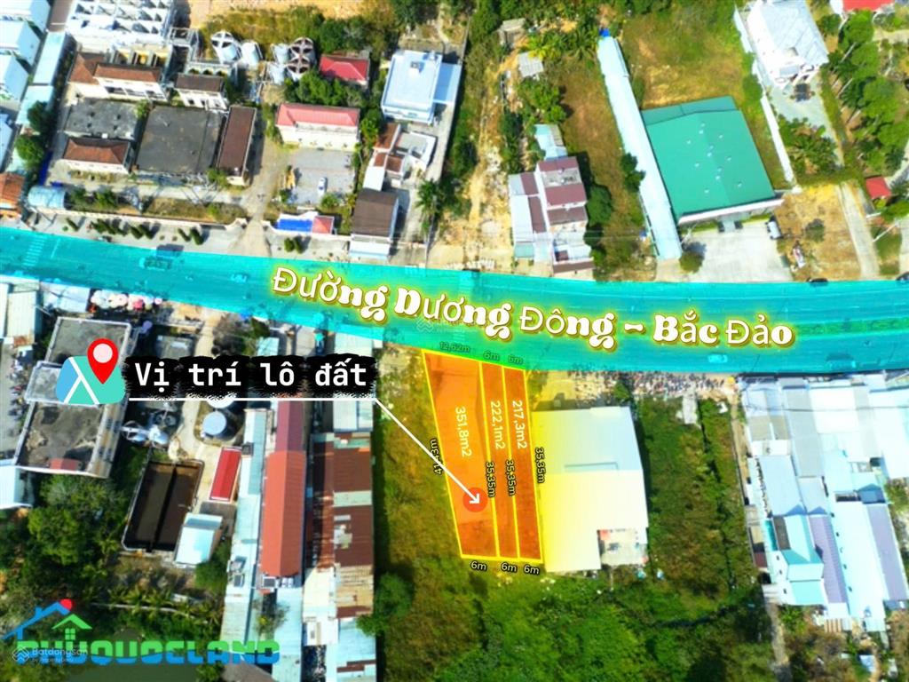 Chính chủ cần bán lô đất mặt đường nguyễn trung trực, dương đông, phú quốc. giá tốt nhất khu vực
