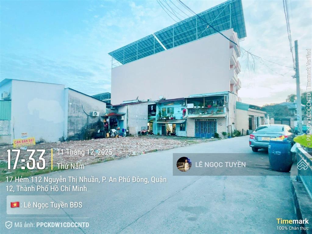 Lô góc 2 mặt tiền phường an phú đông quận 12, giá 4.850 tỷ