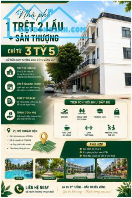 NHÀ PHỐ TRUNG TÂM THÀNH PHỐ 1 TRỆT 2 LẦU + SÂN THƯỢNG 💰 Chỉ từ 3 tỷ 5