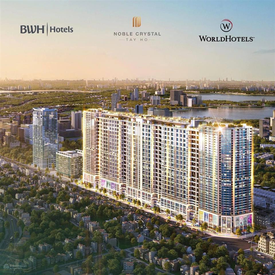 Sở hữu dinh thự trên không noble crystal tây hồ, view công viên, căn duplex, giá cđt chỉ 3x tỷ