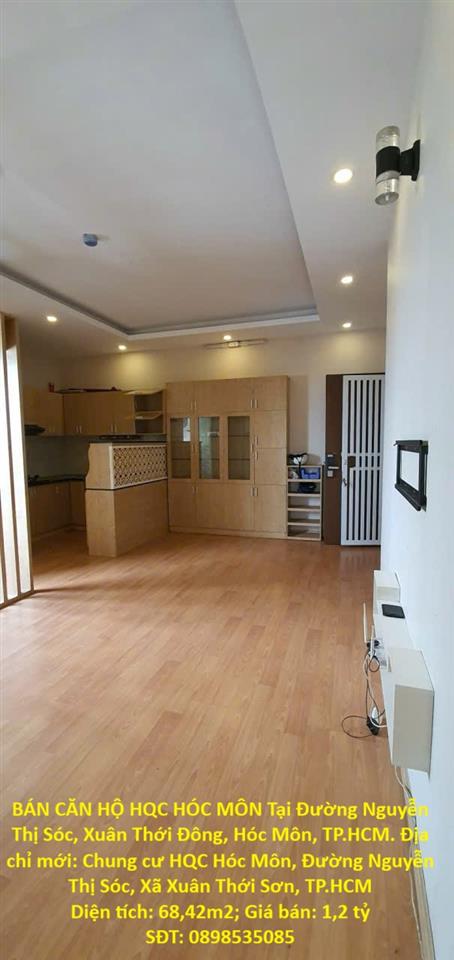 HOT HOT –CẦN BÁN CĂN HỘ HQC HÓC MÔN Tại Đường Nguyễn Thị Sóc, Xuân Thới Đông, Hóc Môn,