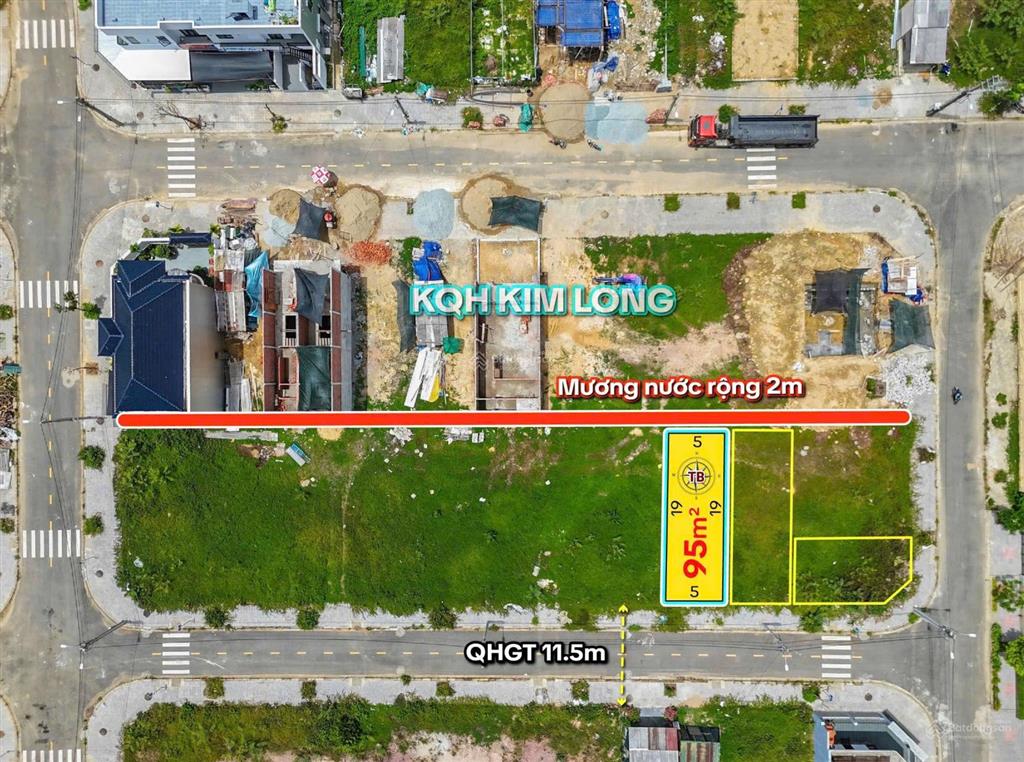 Đất kqh kim long cạnh trục đường lớn nguyễn hoàng.