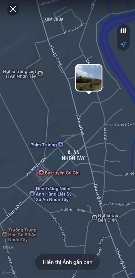 Bán đất thổ cư tỉnh lộ 15 an nhơn tây, củ chi full thổ cư 110m2 | giá 1tỷ550 còn tl | sổ hồng riêng