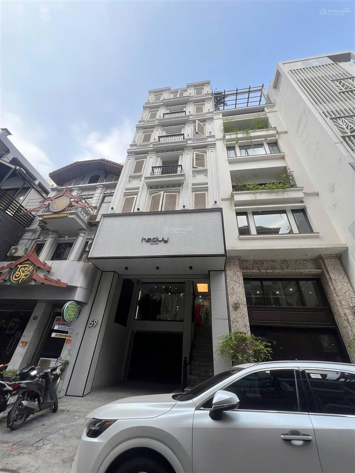 Nhà mp triệu việt vương 106m², 6t, mt 5m, thang máy, vỉa hè, gần ngã 4 trần nhân tông, kinh doanh