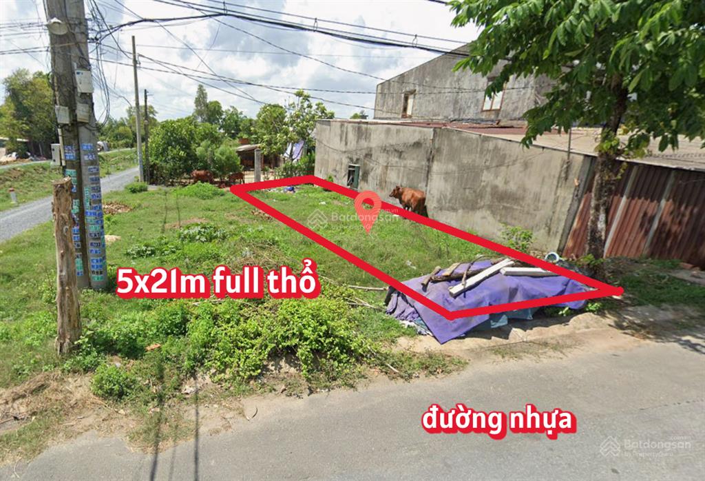 Chính chủ bán đất 107m2 ngay dương công khi, hóc môn, gần quốc lộ 22 sổ hồng riêng