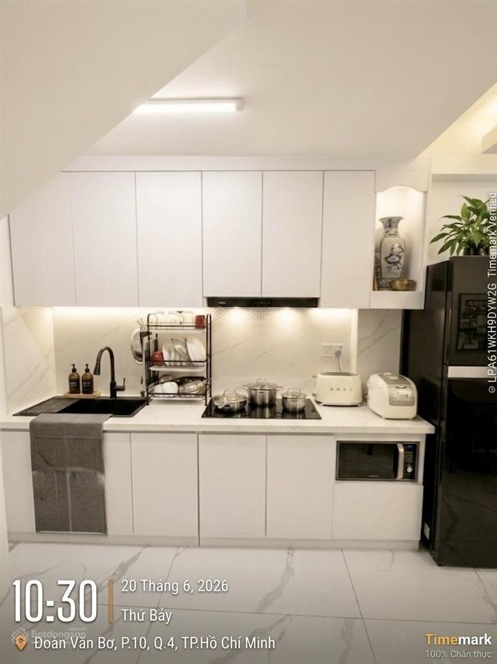 Nhà sát mt đoàn văn bơ q4 5tầng sát chợ xóm chiếu 5.tỷ 5 dtsd 86.2m