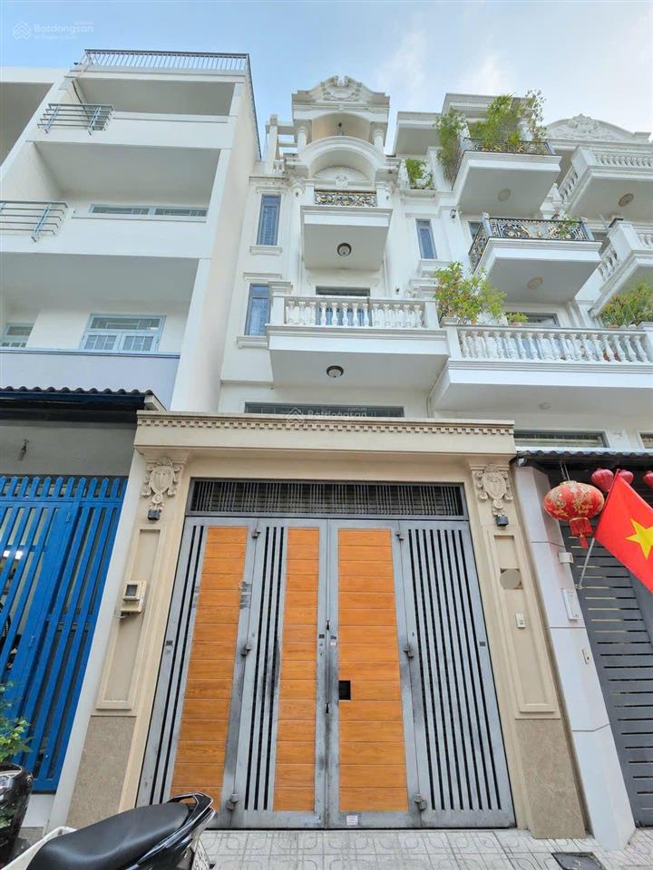 Nhà 5 tầng 4.4x15m hẻm xe hơi tránh có lề, hẻm thông, đường số 28 gò vấp, ngay chợ an nhơn
