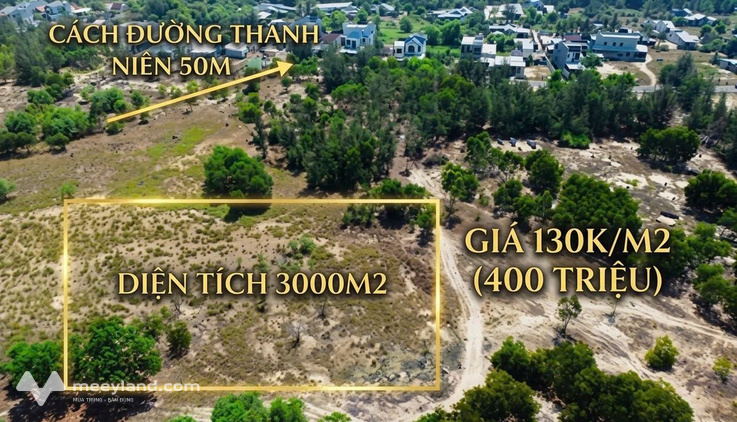 Bán đất thuộc xã Bình Minh, gần biển, không khí trong lành và sở hữu tiềm năng phát triển dài hạn