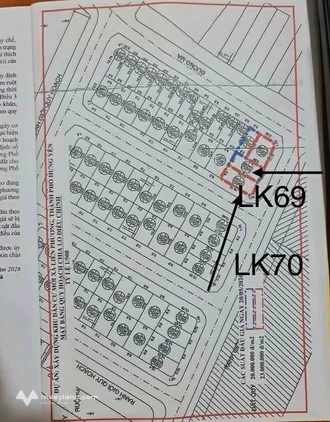 Bán lô đất tại khu dân cư mới Liên Phương, phường Phố Hiến, Hưng Yên