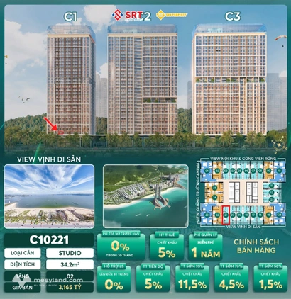 Bán căn studio view biển Hạ Long, giá chỉ 2,49 tỷ