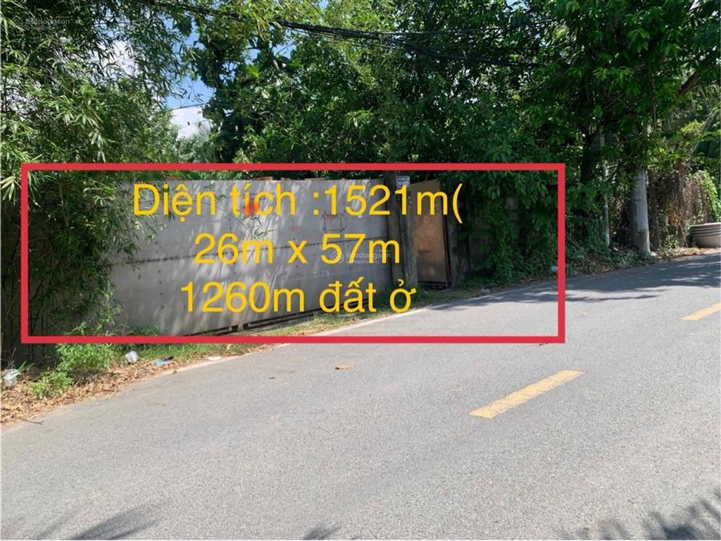 Đất mặt tiền nhị bình 2 hóc môn 1.520m đất ở lớn, giá chỉ 20 triệu/m