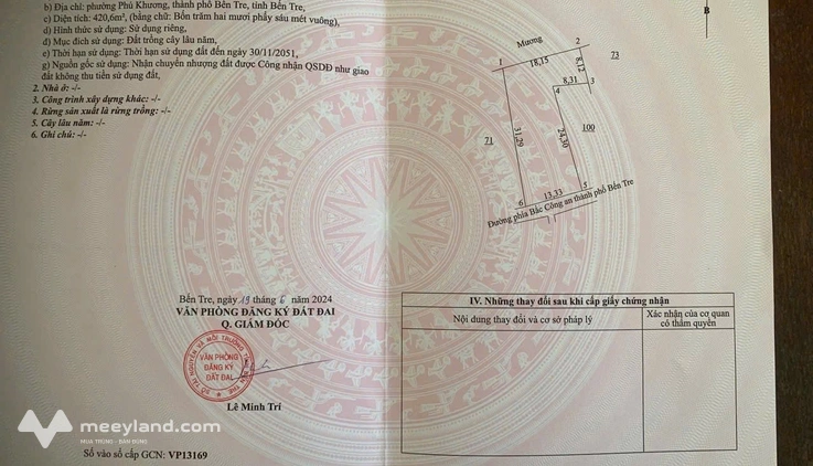 Siêu phẩm đất nền Bến Tre, tọa lạc ngay mặt tiền lộ nhựa rộng 8m, chỉ cách Đại lộ Đồng Khởi 100m