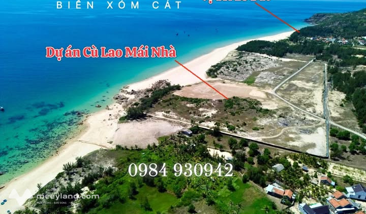 Đất biển Tuy An 800m2 mặt tiền 39m, view Cù Lao Mái Nhà cực đẹp