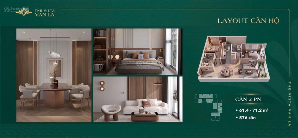 Bán cc tại the vista văn la, 5,522 tỷ, 65,51m2, 2pn, 2wc, chính chủ giá cực chất