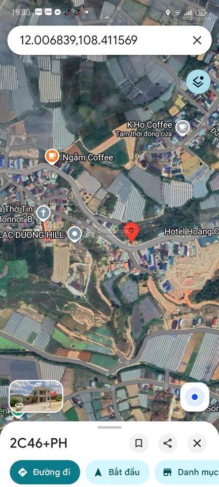 Bán đất mặt tiền đường 19/5 trung tâm thị trấn lạc dương vị trí đẹp kinh doanh đa ngành
