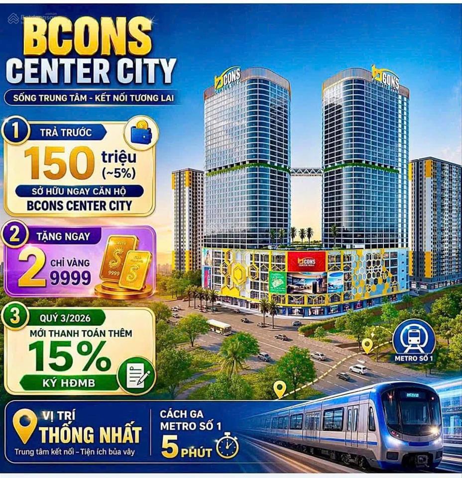 Hot!!giỏ hàng nội bộ căn tầng 10 view nội khu thanh toán 150tr sở hữu căn 2pn ck 2 chỉ vàng sjc