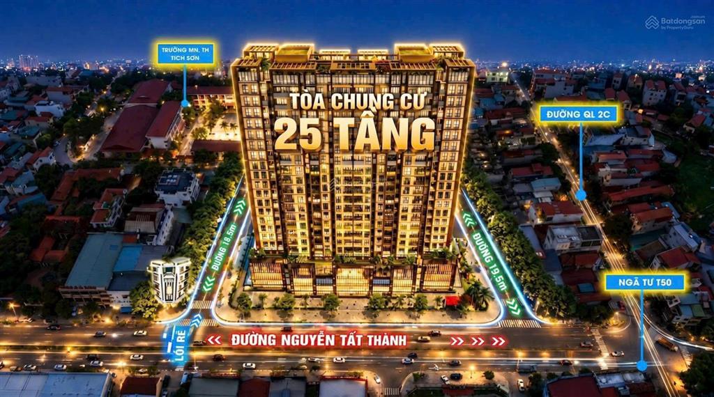Ra mắt dự án chung cư thăng long luxury mặt đường nguyễn tất thành, cạnh ngã 4 t50. 0987 416 ***