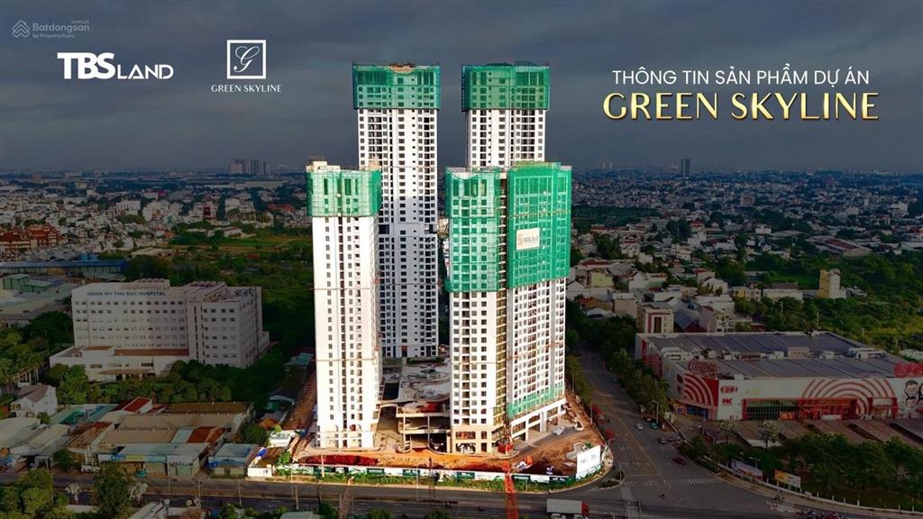 Đã cất nóc quỹ căn ngoại giao vị trí đẹp dự án green skyline dĩ an (tbs land)