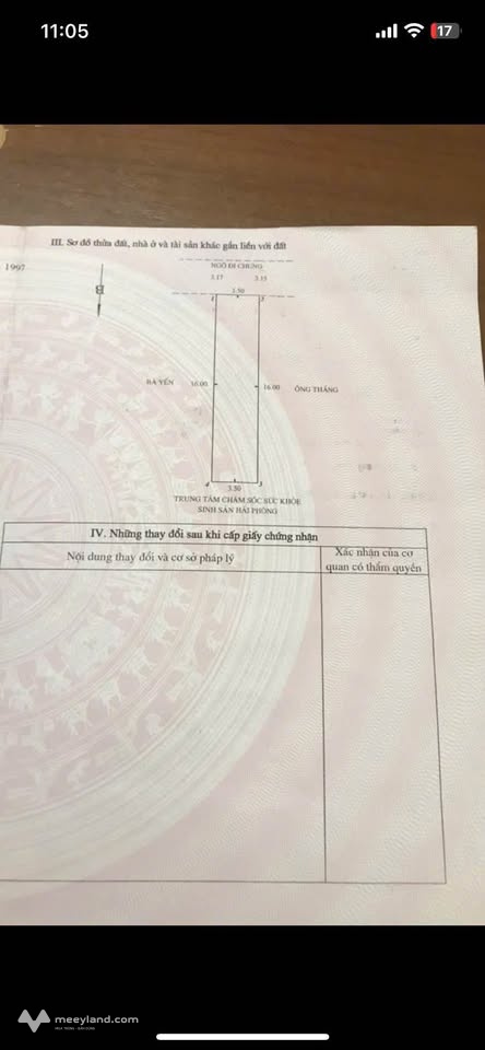 Bán nhà 56m2, hướng Nam, ngõ ô tô đỗ cửa tại quận Hải An, Hải Phòng