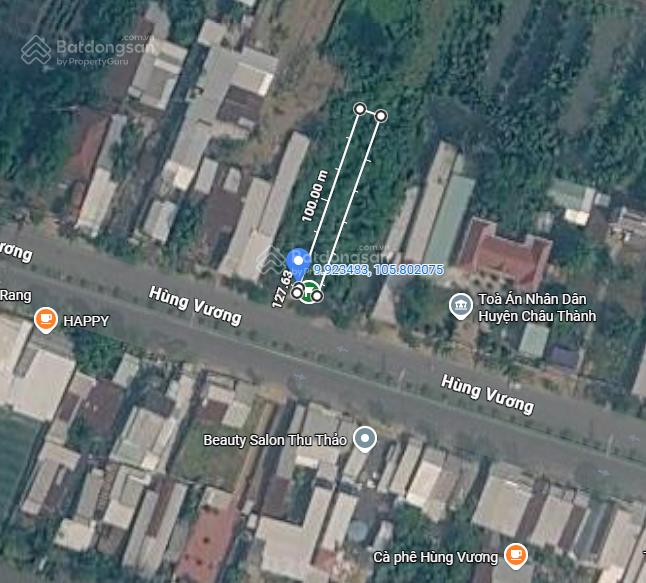 Đất vàng mặt tiền hùng vương thị trấn ngã sáu cận kề siêu dự án mekong