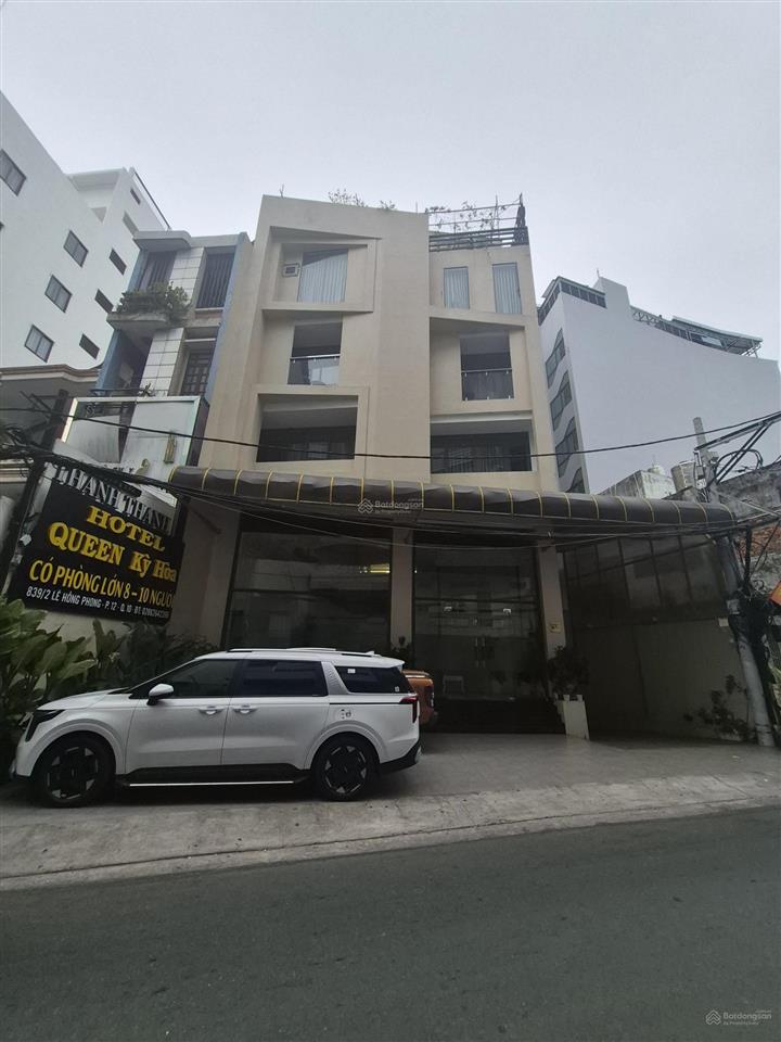 Bán tòa nhà hầm 7 tầng 950m2 sàn khu 839 lê hồng phong quận 10 dt 12x20m giá 60 tỷ