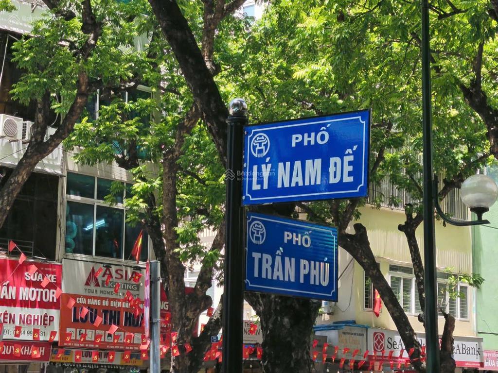 Cực hiếm! bán nhà mặt phố lý nam đế, 50m2 giá 39 tỷ, mặt tiền 5,4m, căn góc 3 mặt thoáng
