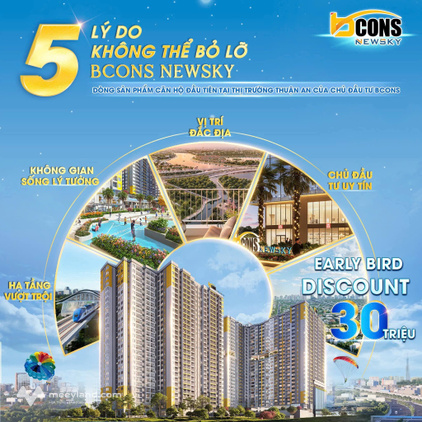 Bcons Center City – Mở cơ hội trước thềm giá nhà lập ngưỡng mới từ 1/7/2026