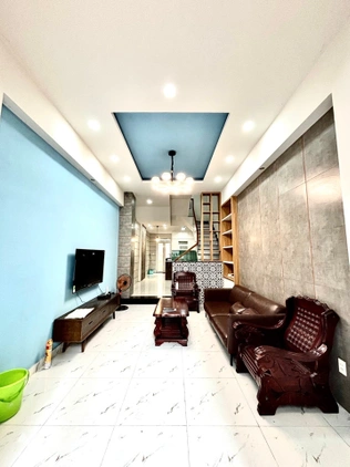 Nhà mới hẻm Hòa Bình, thông ra Phan Anh, 57m2, 3 tầng, 4 ngủ, full nội thất, giá 7.4 tỷ