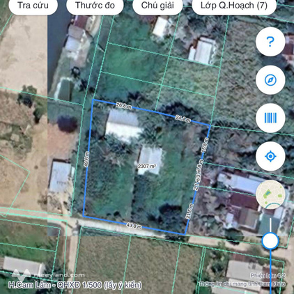 Đất Cam Lâm – lô góc 2 mặt tiền – 700m² đất ở