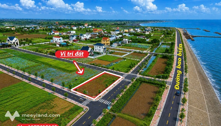Chính chủ cần bán lô đất mặt biển 88m2, mặt tiền 5,2m, giá chỉ 1,5 tỷ