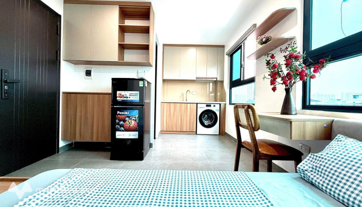Cho thuê CCMN cực đẹp, có máy giặt riêng tại 663 Trương Định, gần Bách Kinh Xây, full nội thất
