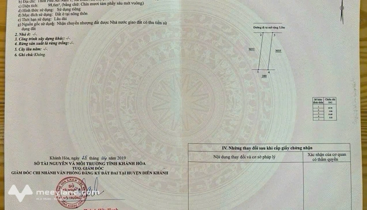 Bán nhà riêng huyện Diên Khánh, tỉnh Khánh Hòa, giá 2,29 tỷ