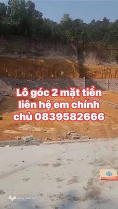 Bán lô góc tại Núi Chè, Liên Bão, Tiên Du, ô tô vào tận đất, gần chợ