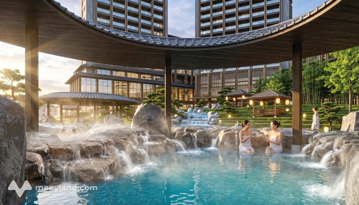 Siêu phẩm biệt thự suối nước nóng Onsen bên cạnh sông Hồng - Alluvia City chỉ 130 triệu/m2