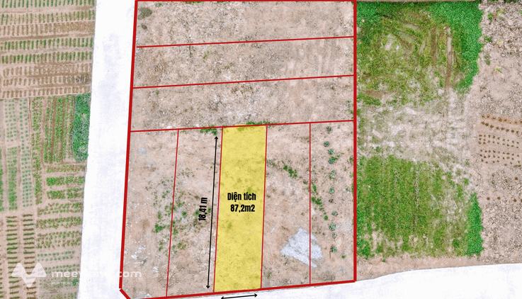Đất nền Gia Bình Bắc Ninh, gần sân bay Gia Bình, 87,2m², pháp lý đầy đủ