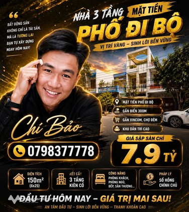 Bán nhà mặt tiền phố đi bộ Phan Lưu Thanh, giá chỉ 7,9 tỷ
