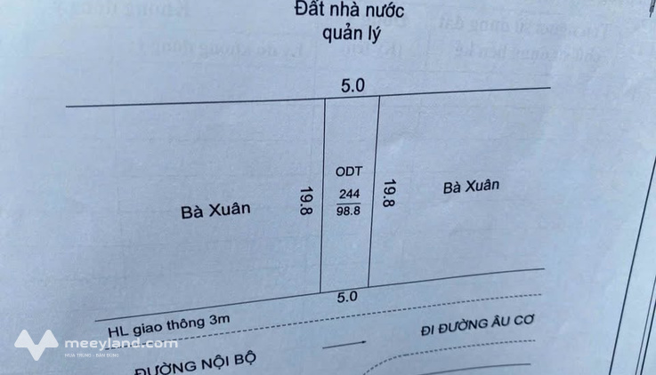 Cần bán gấp lô đất đẹp tại khu tái định cư số 4, đường Âu Cơ, tỉnh Yên Bái