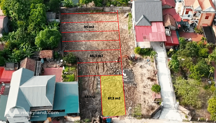 Bán gấp đất Nhân Thắng Gia Bình, lô góc 87.3m² sát đường đi sân bay