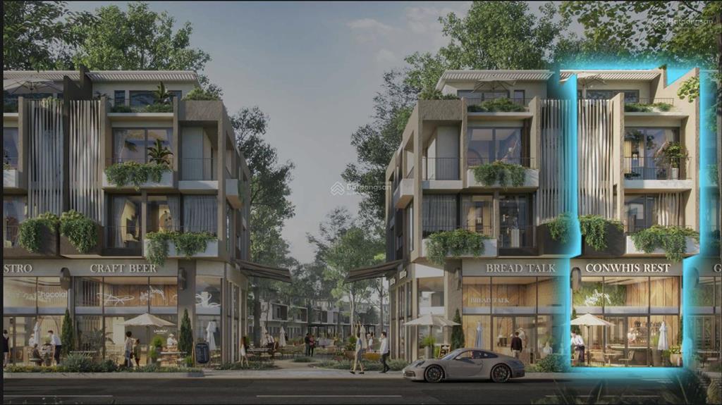 Bán shophouse trục đại lộ eco village
