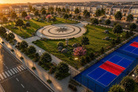 Đất việt Green Park tăng tốc về đích – hệ tiện ích hiện đại đang dần thành hình