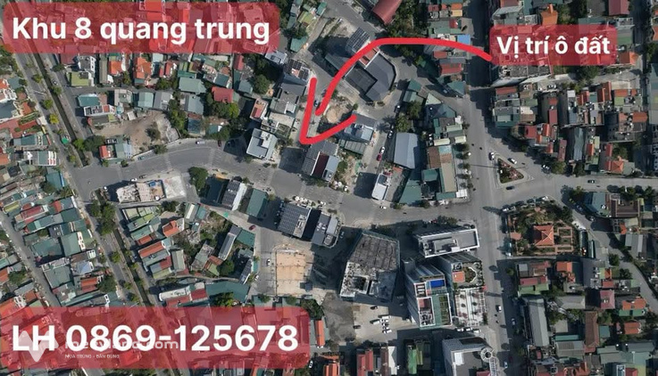 Chính chủ cần bán ô đất hai mặt tiền tại khu 8 Quang Trung, thành phố Uông Bí