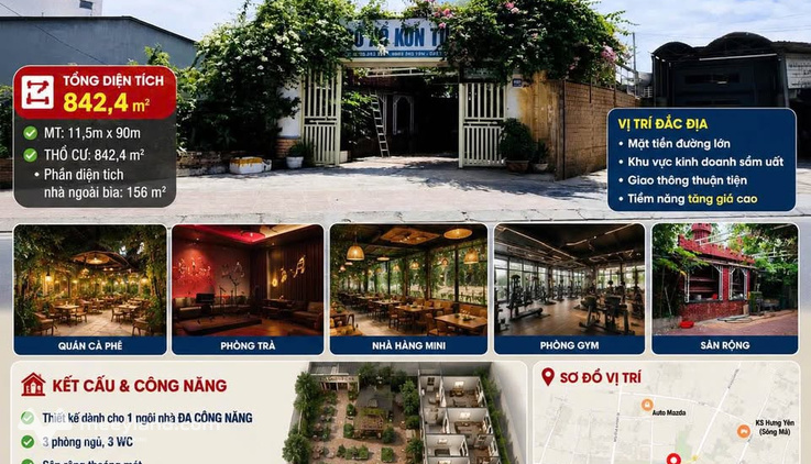 Bán nhà mặt tiền đẹp, vị trí vàng trung tâm Kon Tum