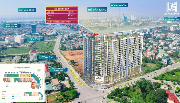 Căn góc 1PN+1 view Cầu Vàng đẹp nhất Nexus Tower – chậm một bước là mất