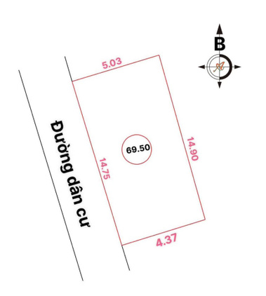 Ra hàng lô đất Nghi Phú, lối 2 đường Trung Lộc, bên cạnh trường cấp 2