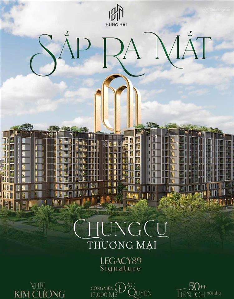 Sắp mở bán chung cư thương mai legacy89 signature hưng yên